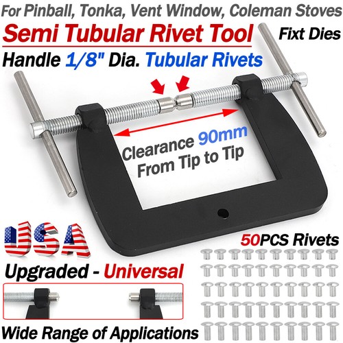 Semi tubular rivet tool - semi,