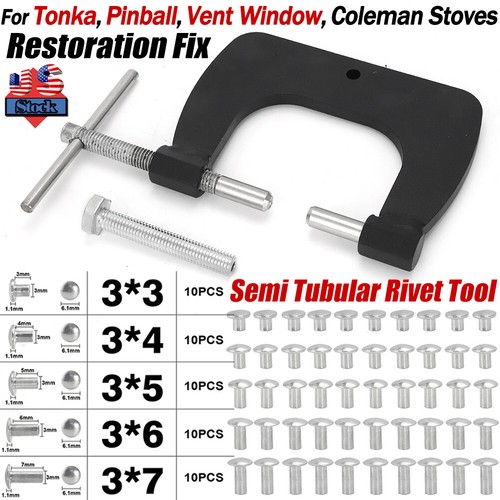 Semi tubular rivet tool for - semi,
