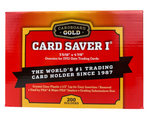 Card saver cardboard gold - saver,