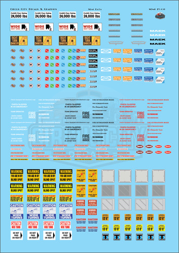 Semi tractor data scale - semi,